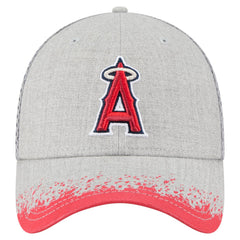 Los Angeles Angels New Era Visor Paint Splatter 39THIRTY Flex Hat Sale