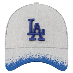 Los Angeles Dodgers New Era Visor Paint Splatter 39THIRTY Flex Hat Lifestyle