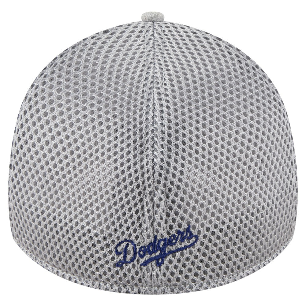 Los Angeles Dodgers New Era Visor Paint Splatter 39THIRTY Flex Hat Lifestyle