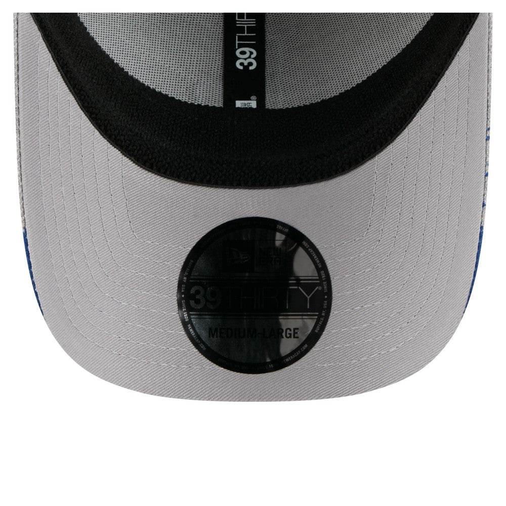 Los Angeles Dodgers New Era Visor Paint Splatter 39THIRTY Flex Hat Lifestyle
