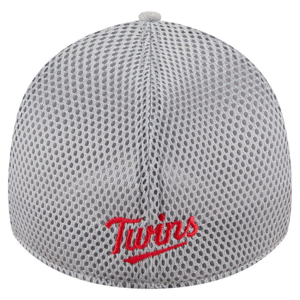 Minnesota Twins New Era Visor Paint Splatter 39THIRTY Flex Hat for sale