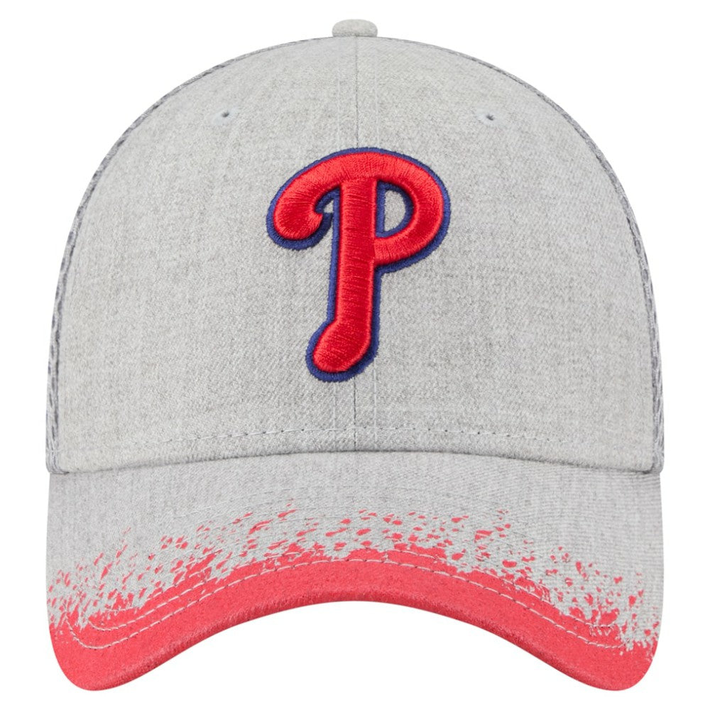 Philadelphia Phillies New Era Visor Paint Splatter 39THIRTY Flex Hat discount