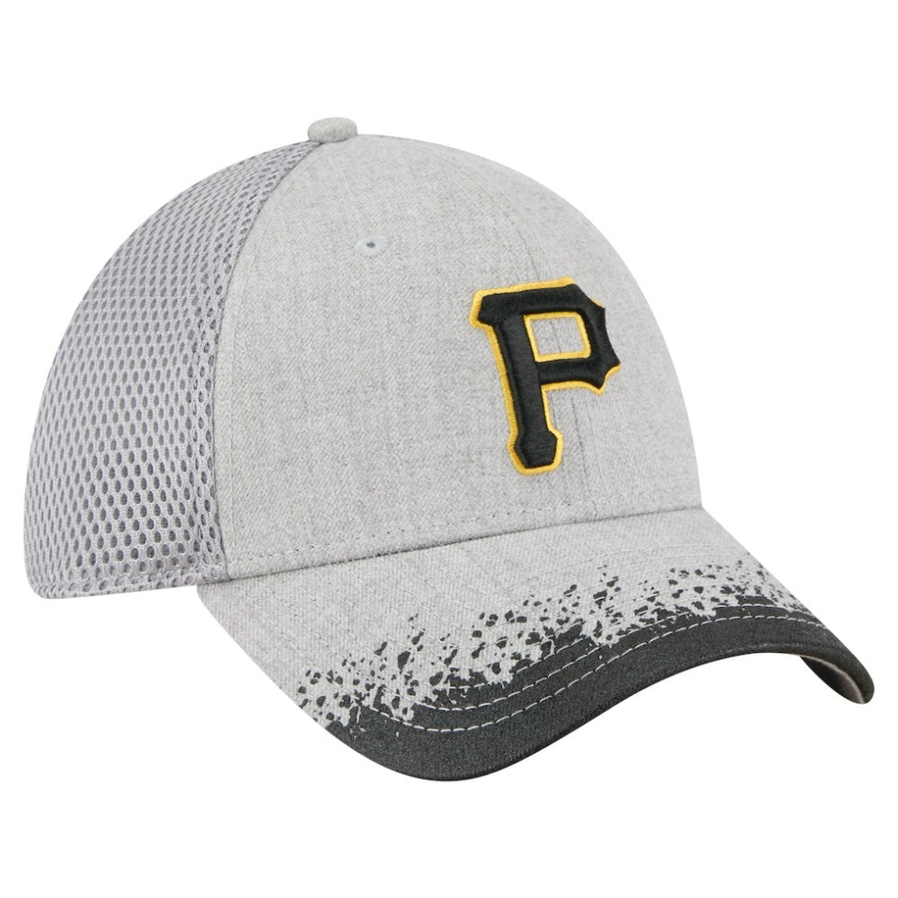 Pittsburgh Pirates New Era Visor Paint Splatter 39THIRTY Flex Hat discount