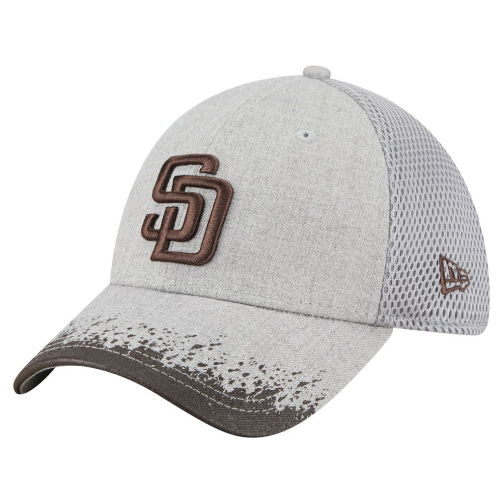 San Diego Padres New Era Visor Paint Splatter 39THIRTY Flex Hat Clearance