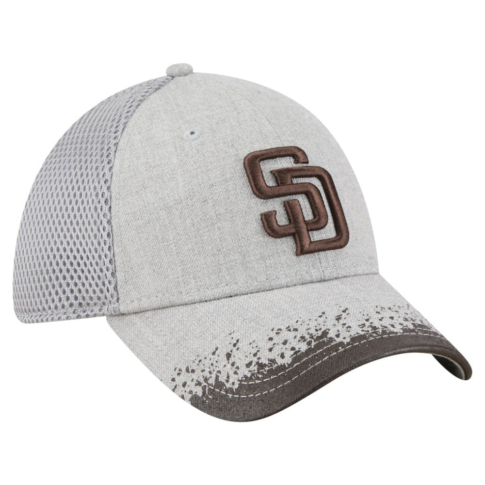 San Diego Padres New Era Visor Paint Splatter 39THIRTY Flex Hat Clearance