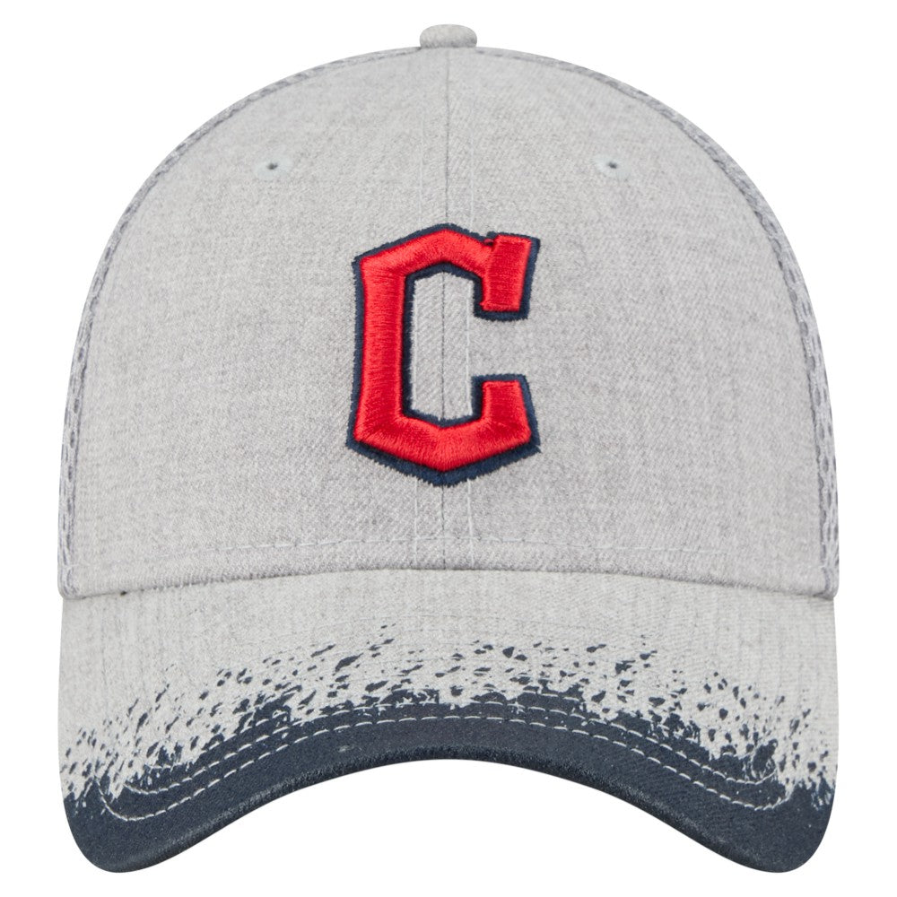 Cleveland Guardians New Era Visor Paint Splatter 39THIRTY Flex Hat discount