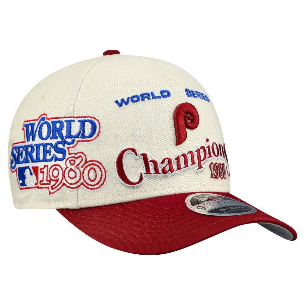 Philadelphia Phillies New Era World Series 9FORTY M-Crown A-Frame Adjustable Hat On Sale