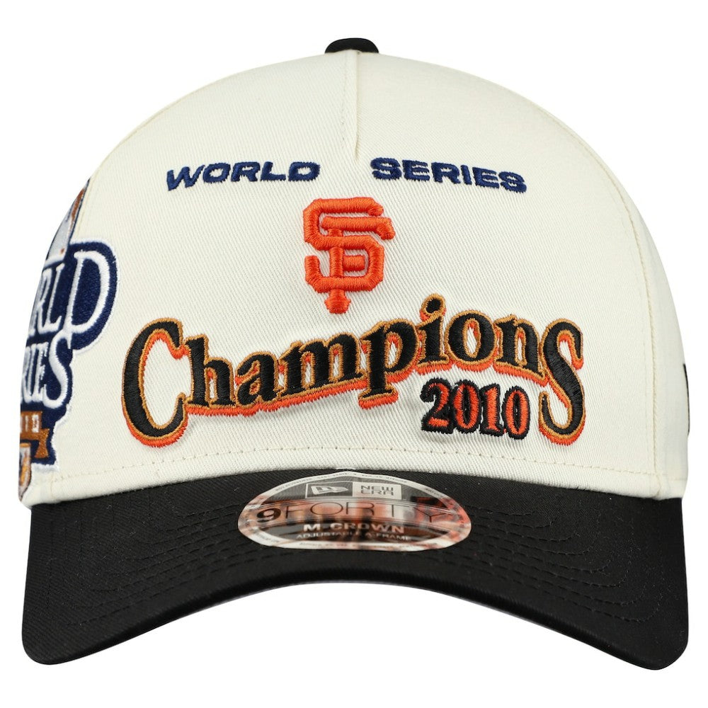 San Francisco Giants New Era World Series 9FORTY M-Crown A-Frame Adjustable Hat Lifestyle