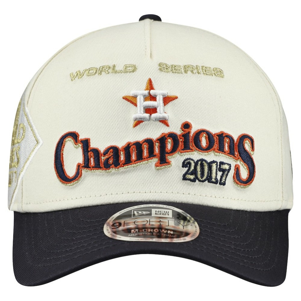 Houston Astros New Era World Series 9FORTY M-Crown A-Frame Adjustable Hat Online
