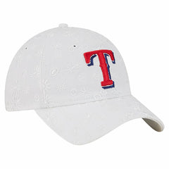 Texas Rangers New Era Women's Floral Mesh 9TWENTY Adjustable Hat On Sale