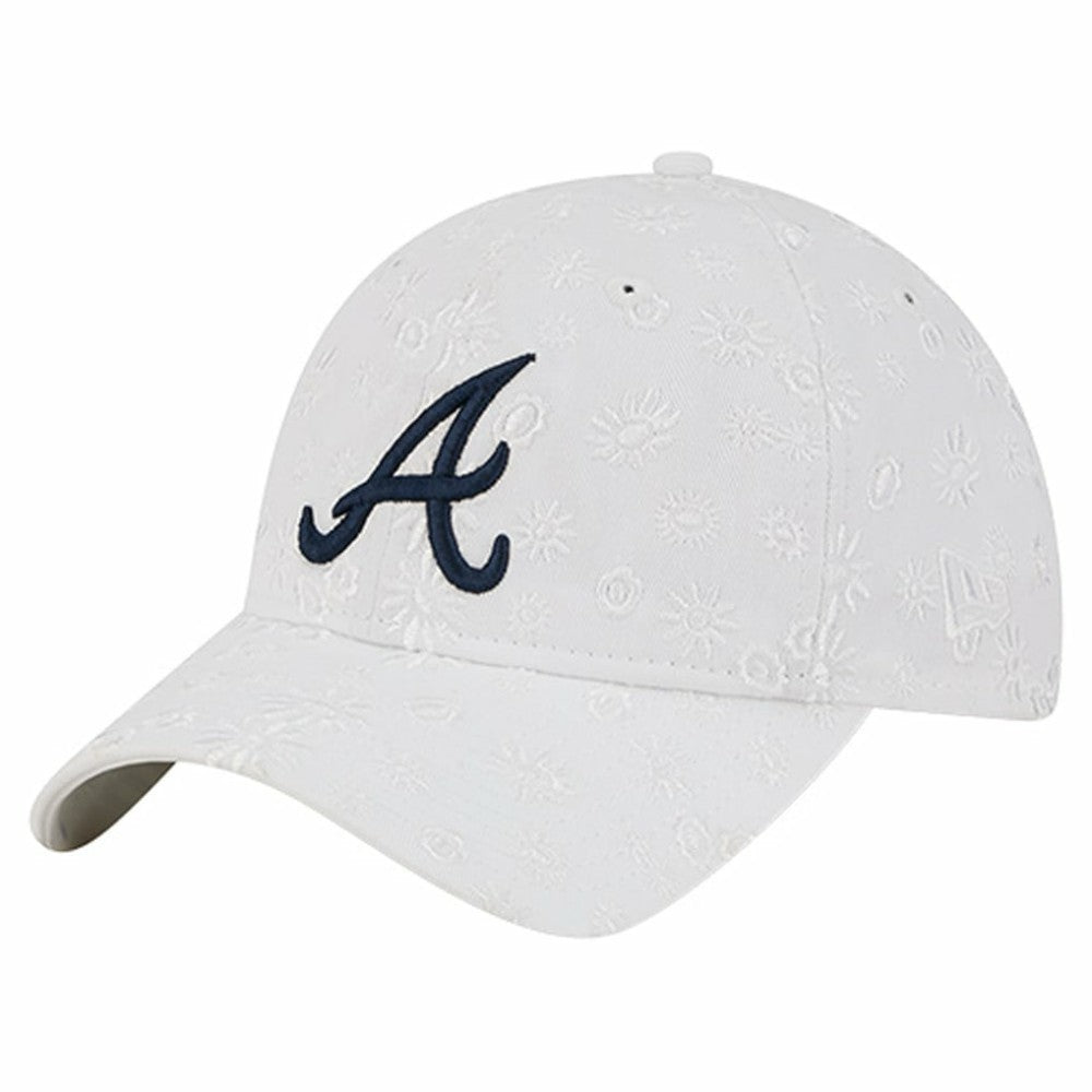 Atlanta Braves New Era Women's Floral Mesh 9TWENTY Adjustable Hat Near Me