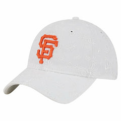 San Francisco Giants New Era Women's Floral Mesh 9TWENTY Adjustable Hat On Sale