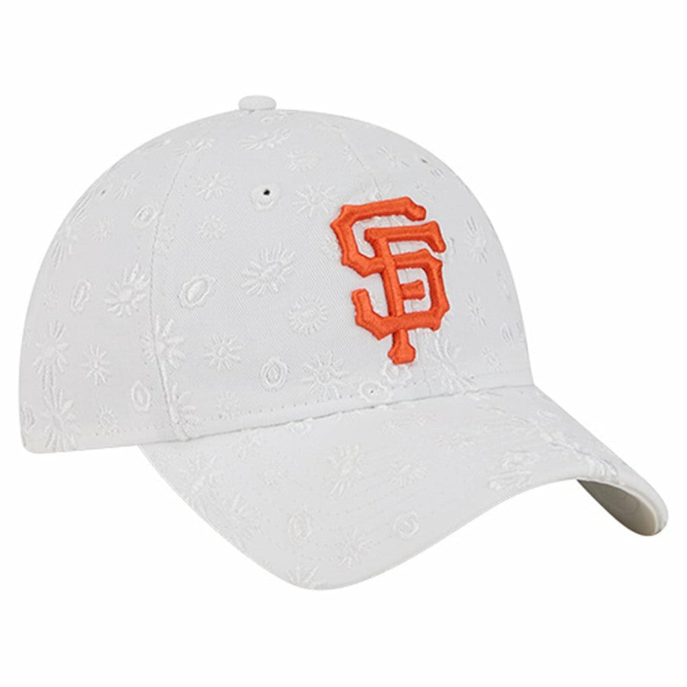 San Francisco Giants New Era Women's Floral Mesh 9TWENTY Adjustable Hat On Sale