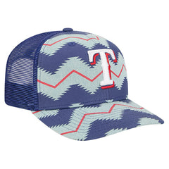 Texas Rangers New Era Aztec Denim 9SEVENTY Adjustable Hat Near Me