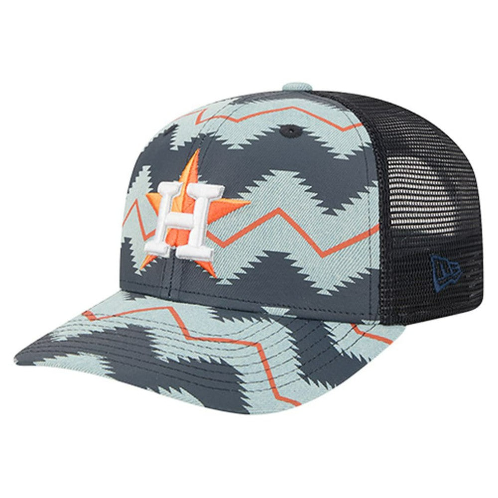Houston Astros New Era Aztec Denim 9SEVENTY Adjustable Hat for sale