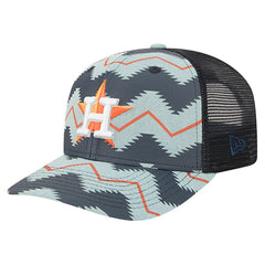 Houston Astros New Era Aztec Denim 9SEVENTY Adjustable Hat for sale