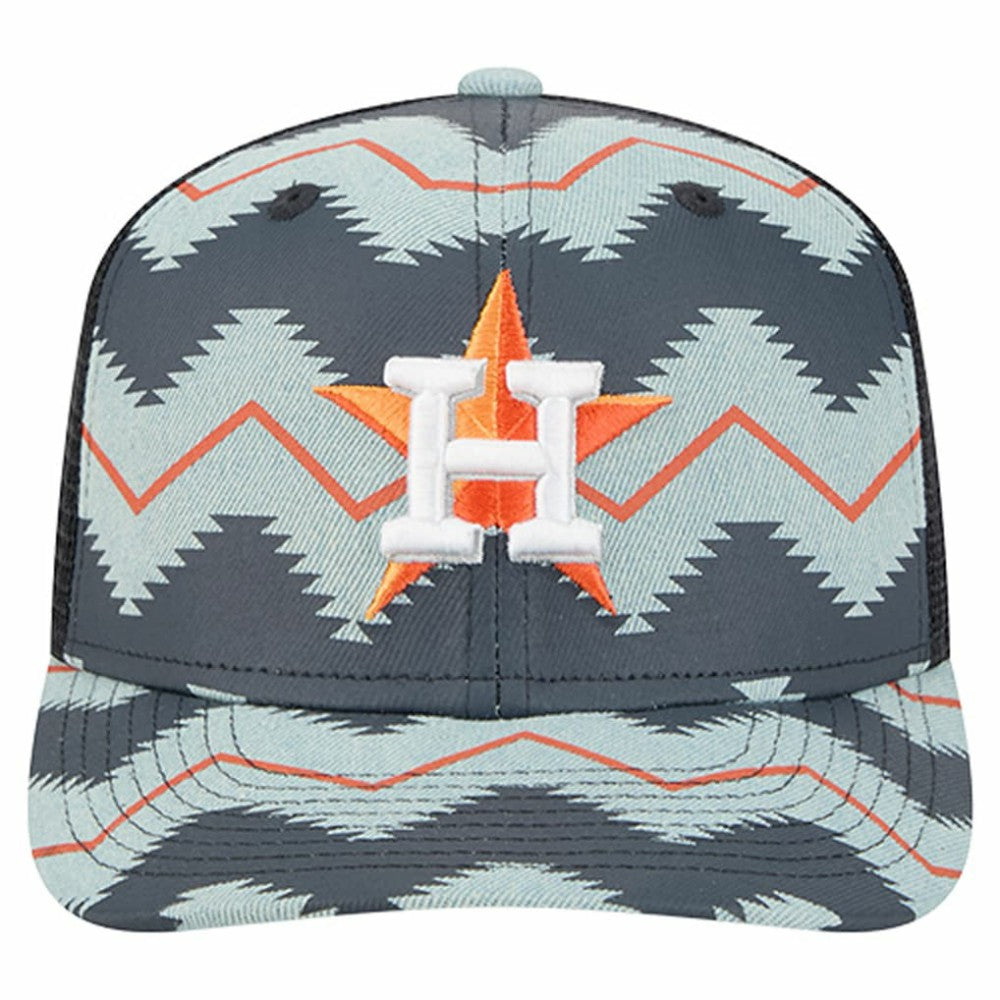 Houston Astros New Era Aztec Denim 9SEVENTY Adjustable Hat for sale