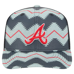 Atlanta Braves New Era Aztec Denim 9SEVENTY Adjustable Hat for sale