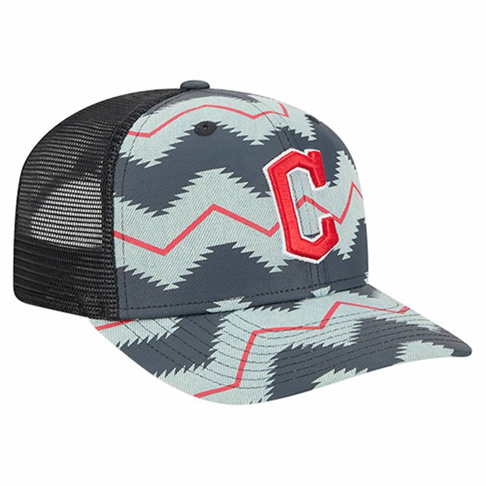 Cleveland Guardians New Era Aztec Denim 9SEVENTY Adjustable Hat Near Me