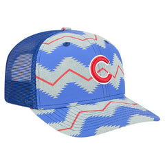 Chicago Cubs New Era Aztec Denim 9SEVENTY Adjustable Hat for sale
