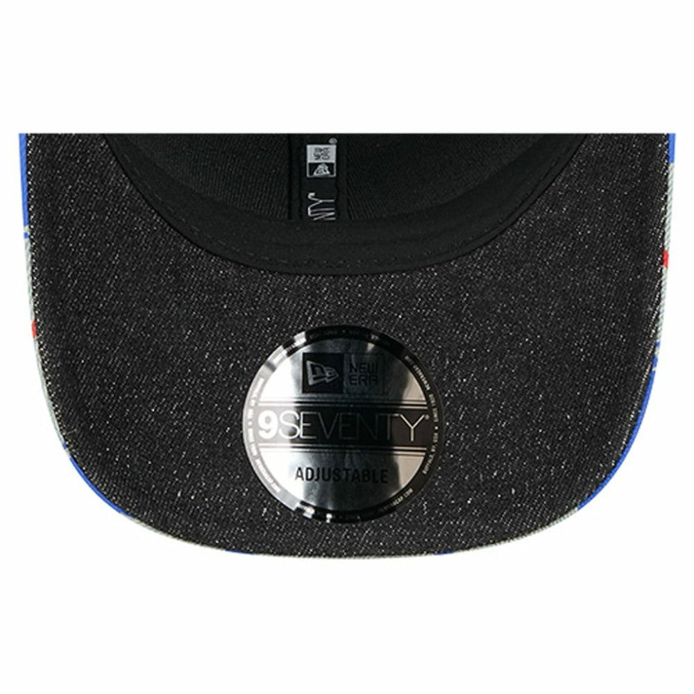 Chicago Cubs New Era Aztec Denim 9SEVENTY Adjustable Hat for sale