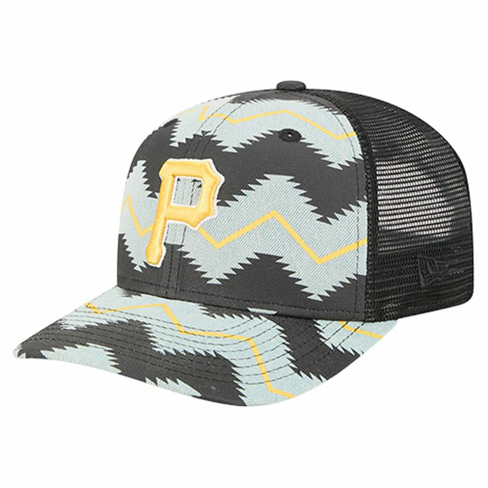 Pittsburgh Pirates New Era Aztec Denim 9SEVENTY Adjustable Hat for sale