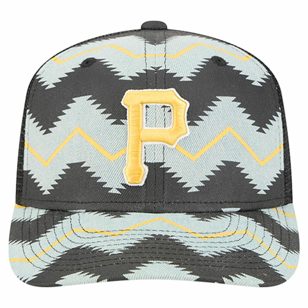 Pittsburgh Pirates New Era Aztec Denim 9SEVENTY Adjustable Hat for sale