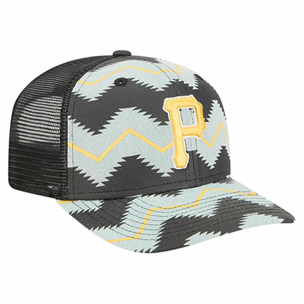 Pittsburgh Pirates New Era Aztec Denim 9SEVENTY Adjustable Hat for sale