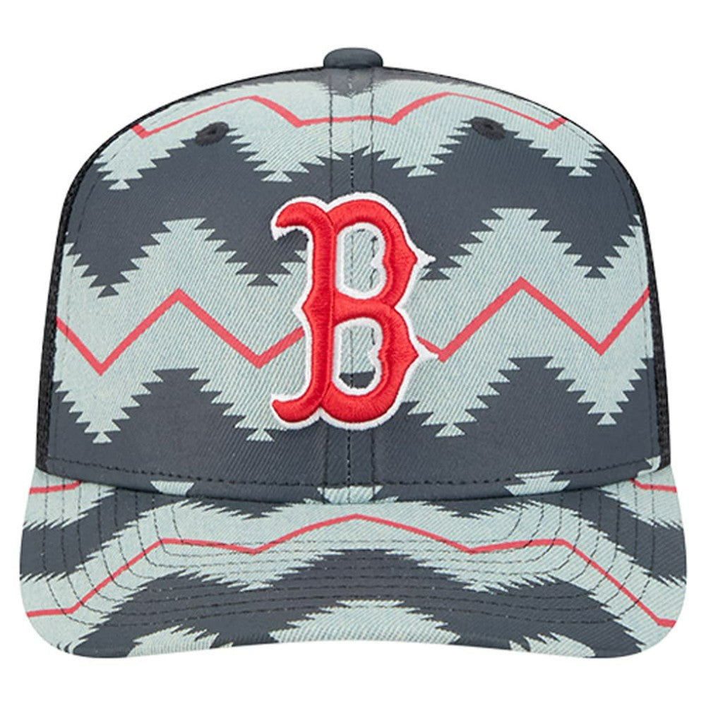 Boston Red Sox New Era Aztec Denim 9SEVENTY Adjustable Hat Sale
