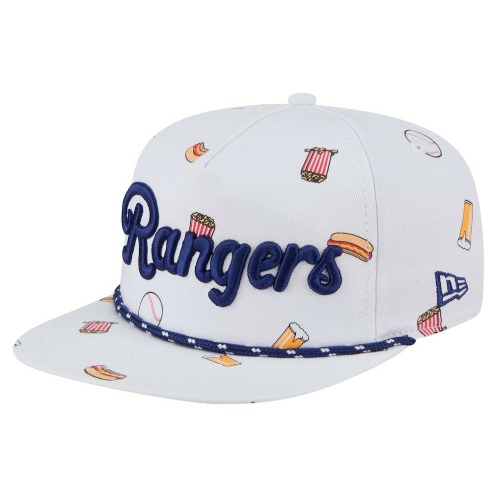 Texas Rangers New Era Team Cheer Rope 19TWENTY Adjustable Hat Lifestyle