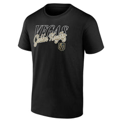 Vegas Golden Knights Script T-Shirt Black