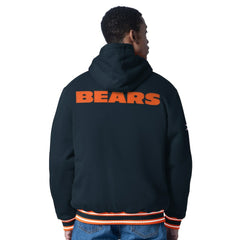 Chicago Bears G-III Sports by Carl Banks Power Forward Commemorative Full-Zip Hooded Jacket Navy - NFL