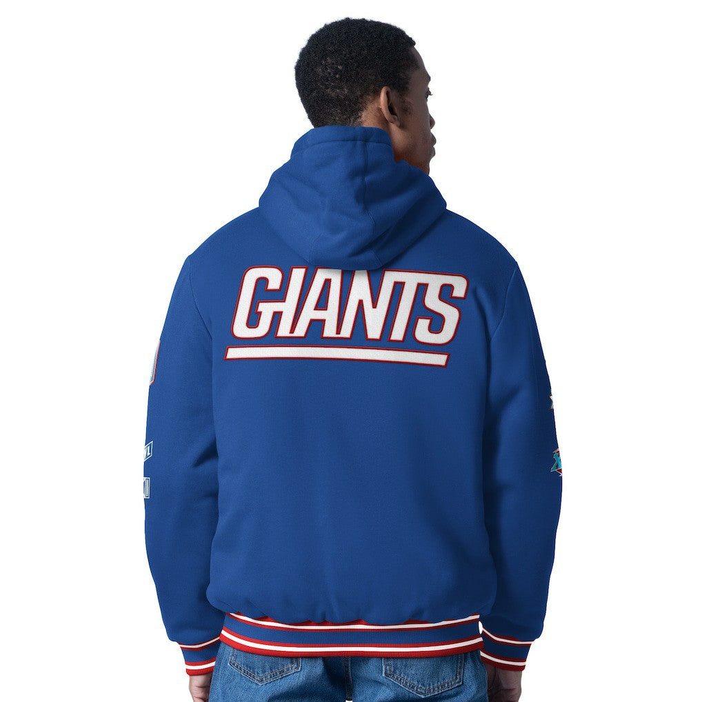 New York Giants G-III Sports by Carl Banks Power Forward Commemorative Full-Zip Hooded Jacket Royal - NFL