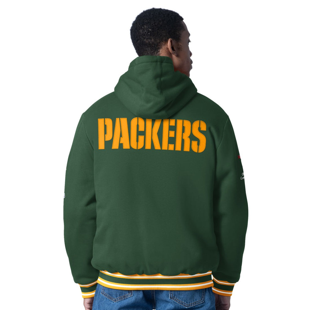 Green Bay Packers G-III Sports by Carl Banks Power Forward Commemorative Full-Zip Hooded Jacket Green - NFL