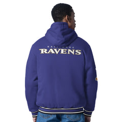 Baltimore Ravens G-III Sports by Carl Banks Power Forward Commemorative Full-Zip Hooded Jacket Purple - NFL