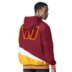 Washington Commanders G-III Sports by Carl Banks Dual Threat Reversable Full-Zip Hooded Jacket Burgundy/Charcoal - NFL