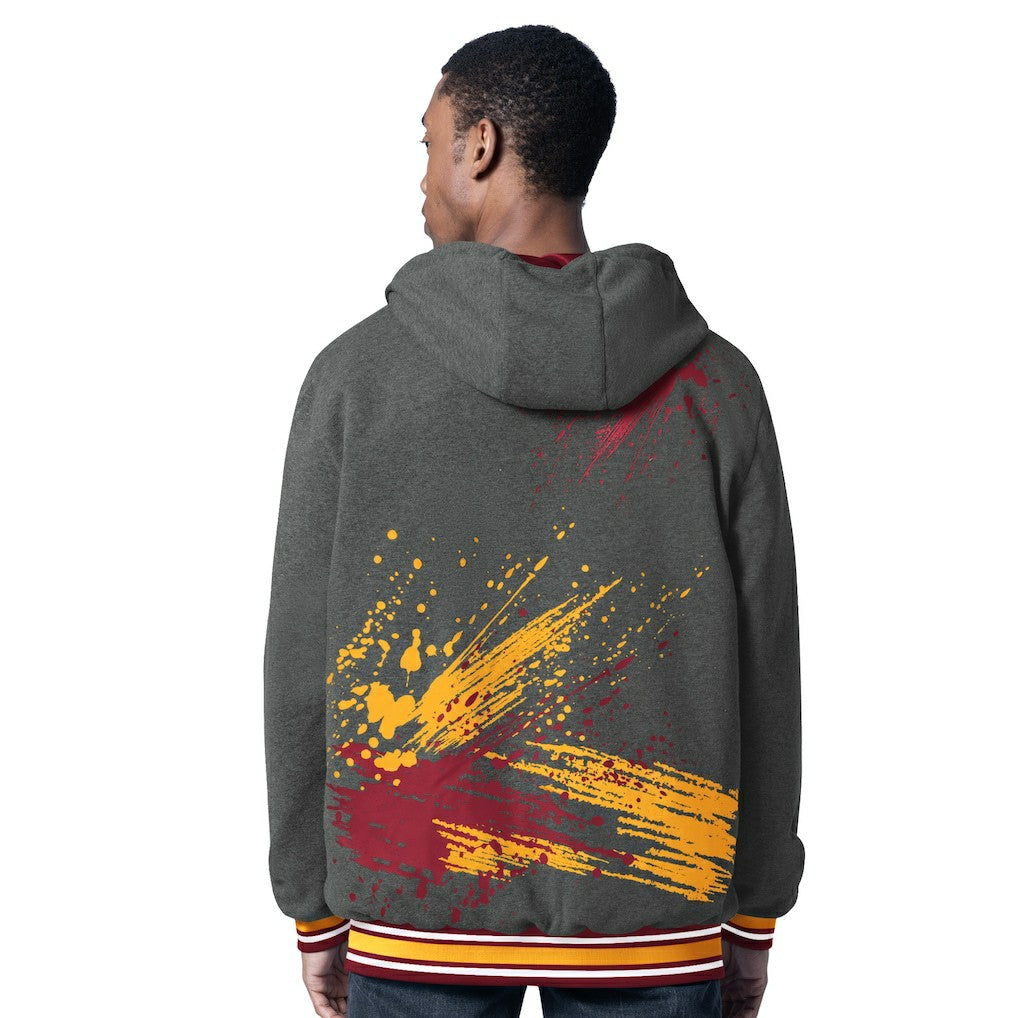 Washington Commanders G-III Sports by Carl Banks Dual Threat Reversable Full-Zip Hooded Jacket Burgundy/Charcoal - NFL