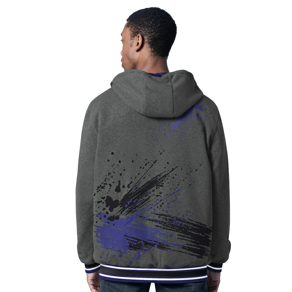 Baltimore Ravens G-III Sports by Carl Banks Dual Threat Reversable Full-Zip Hooded Jacket Purple/Charcoal - NFL