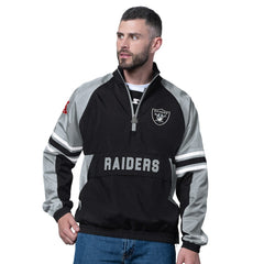 Las Vegas Raiders Starter Prospect Half-Zip Pullover Black - NFL