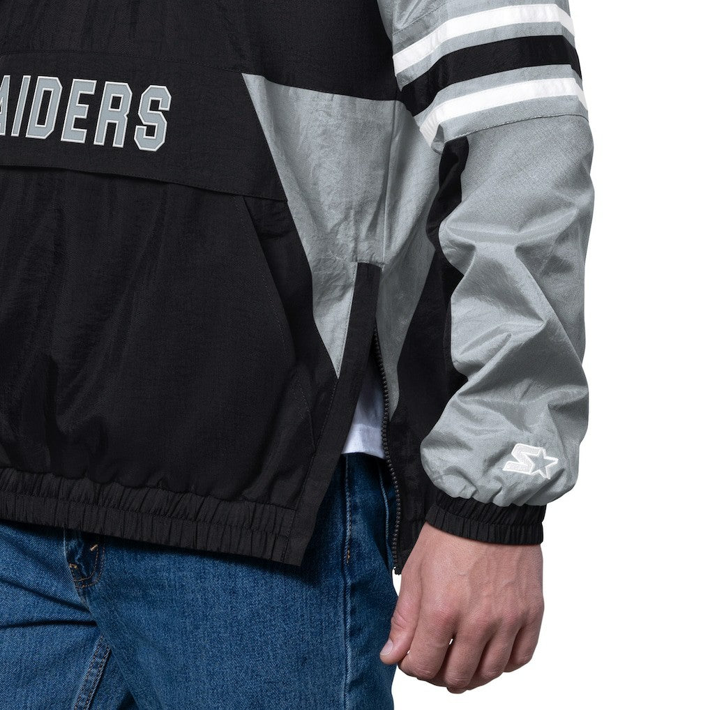 Las Vegas Raiders Starter Prospect Half-Zip Pullover Black - NFL