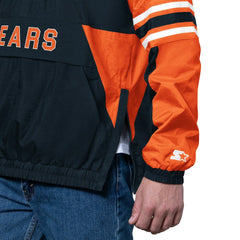Chicago Bears Starter Prospect Half-Zip Pullover Navy - NFL