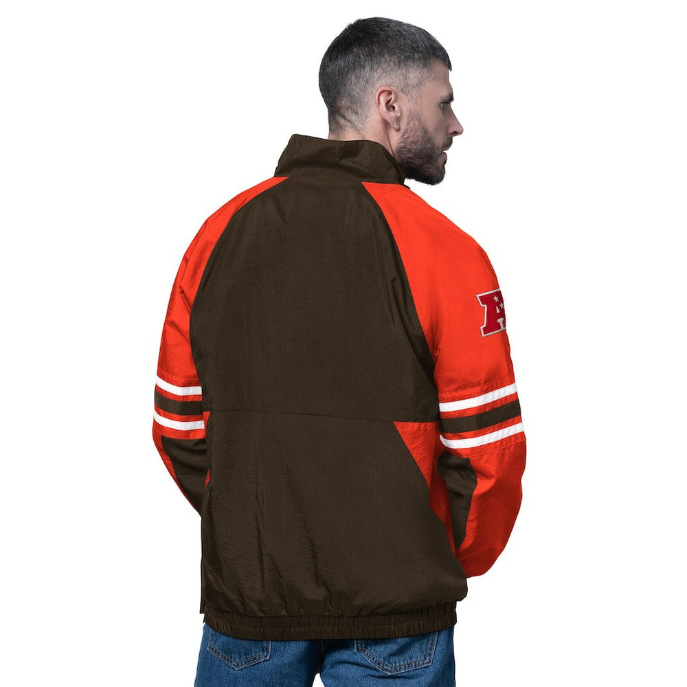 Cleveland Browns Starter Prospect Half-Zip Pullover Brown - NFL