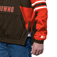 Cleveland Browns Starter Prospect Half-Zip Pullover Brown - NFL