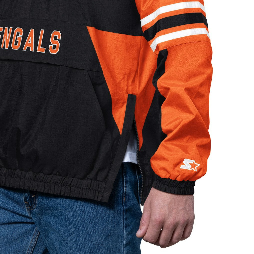 Cincinnati Bengals Starter Prospect Half-Zip Pullover Black - NFL