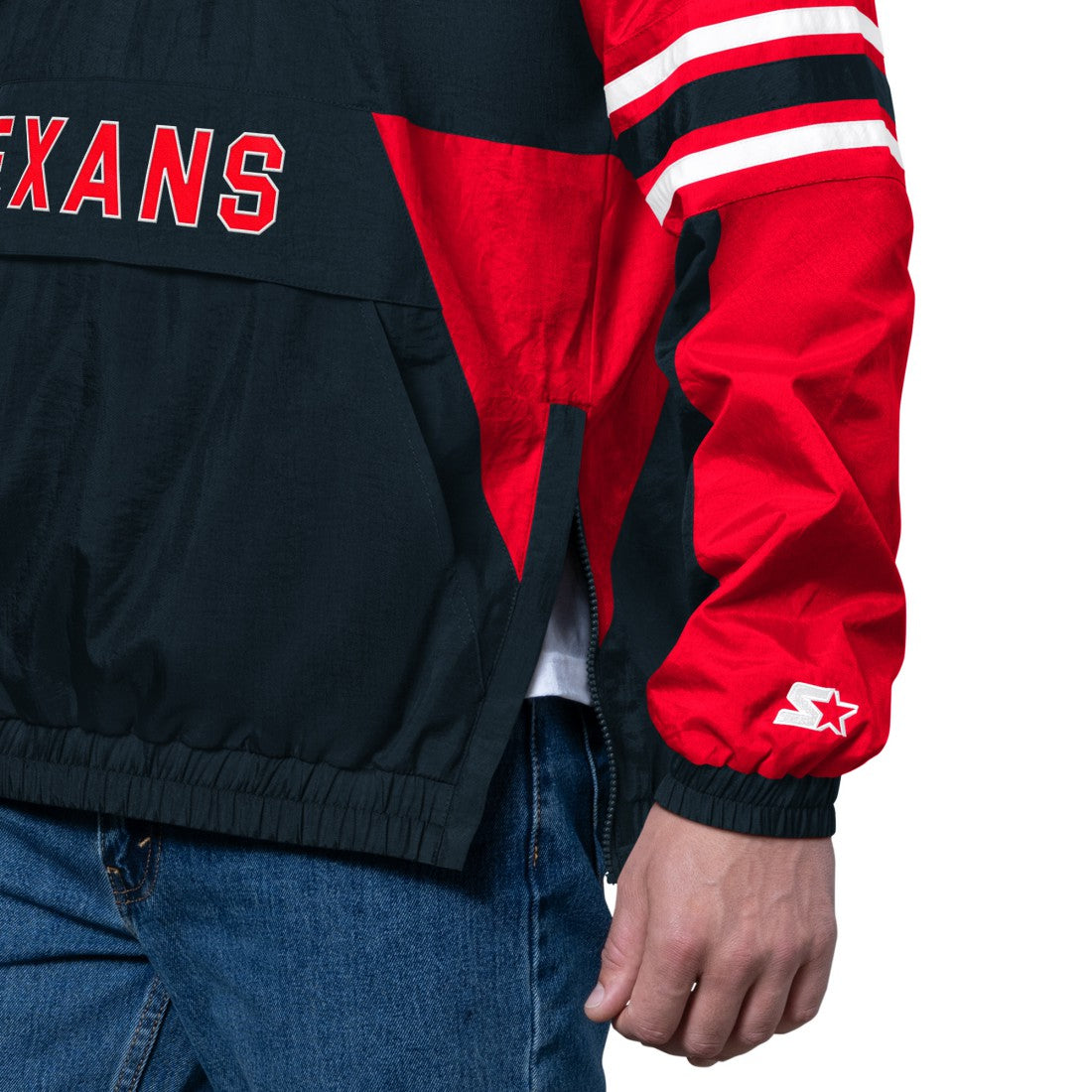 Houston Texans Starter Prospect Half-Zip Pullover Navy - NFL