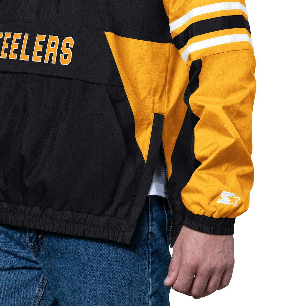 Pittsburgh Steelers Starter Prospect Half-Zip Pullover Black - NFL