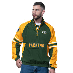 Green Bay Packers Starter Prospect Half-Zip Pullover Green - NFL