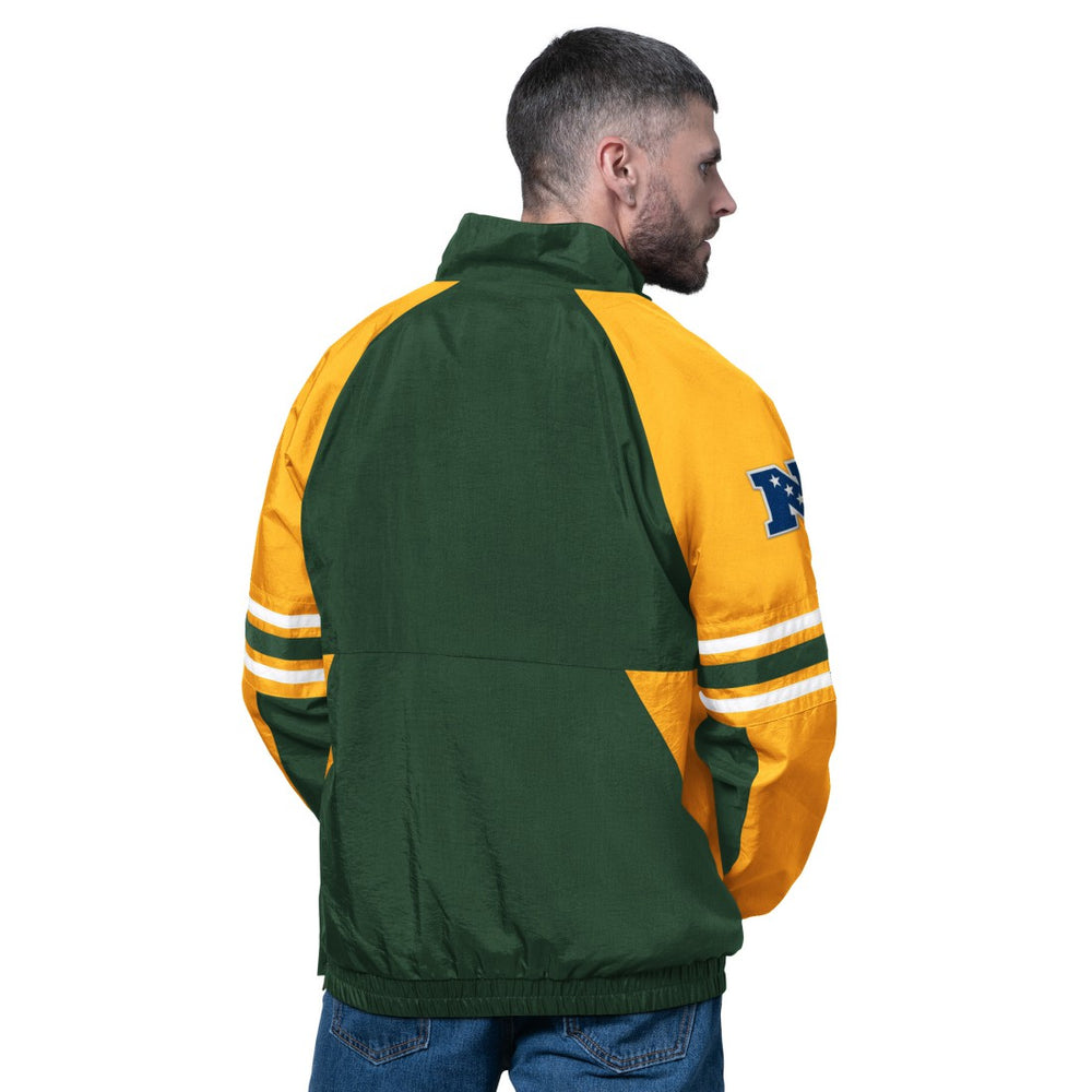Green Bay Packers Starter Prospect Half-Zip Pullover Green - NFL