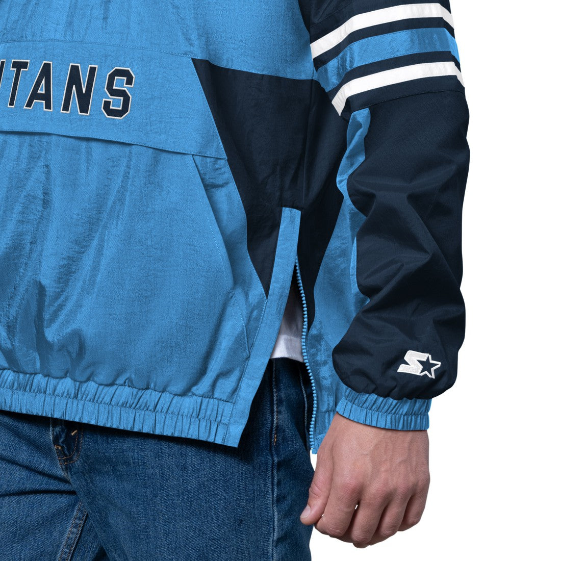 Tennessee Titans Starter Prospect Half-Zip Pullover Light Blue - NFL