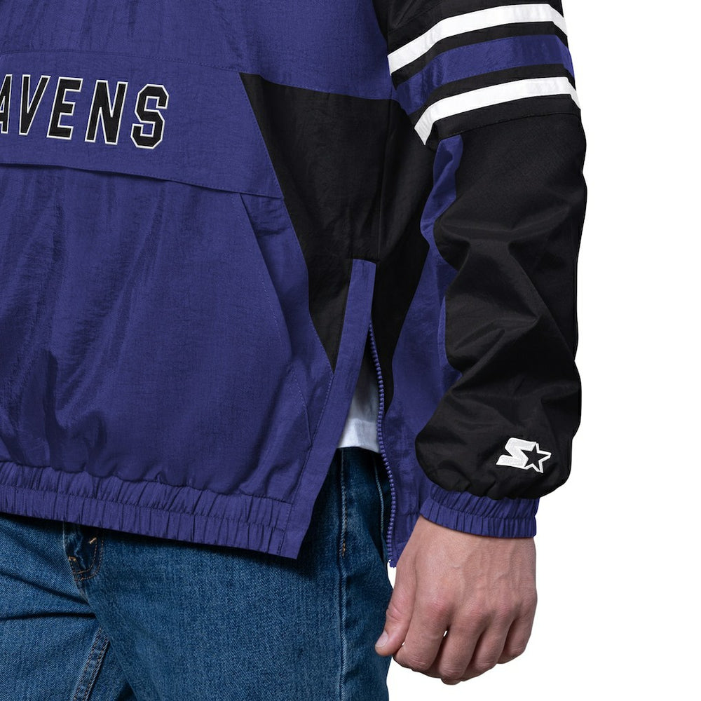 Baltimore Ravens Starter Prospect Half-Zip Pullover Purple - NFL